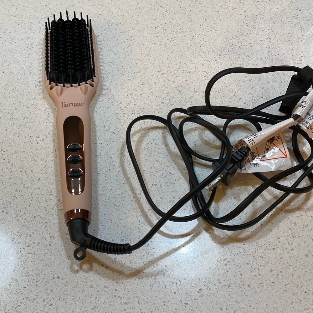 Lange Hair Brush Straightener